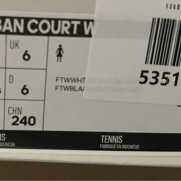 adidas • Women’s Urban Court Sneakers • White Leather • Size 7.5 - Picture 8 of 9